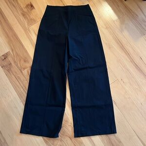 Wide leg black pants